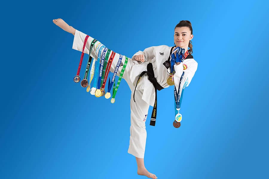 Taekwondo in Marrickville for kids teens & adults of all ages & levels.