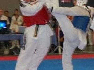 Martijn Taking Part of a Taekwondo Competion